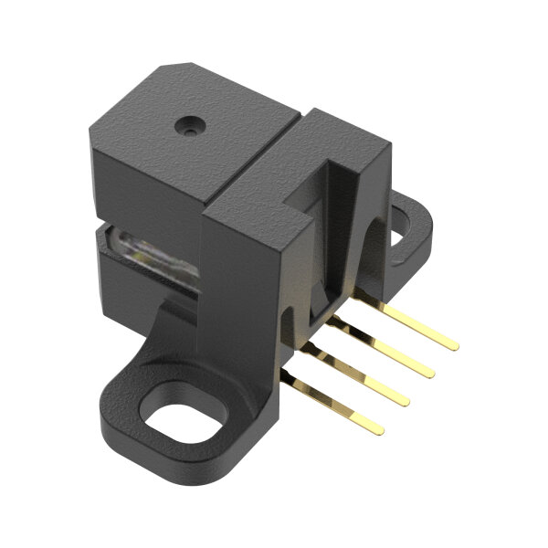 HEDS-9701#H50 Optischer Encoder 2 Kanal Rotary Incremental Straight Digital Through Hole PC Pins 400CPR
