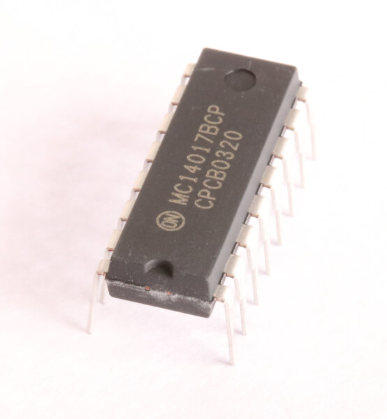 MC14017BCPG Counter/Divider Single 5-Bit Decade UP 16-Pin PDIP