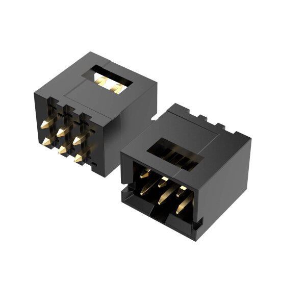 102618-1 Wire-To-Board-Steckverbinder 6 Kontakt(e), Stiftleiste, 2.54 mm AMPMODU Mod II,vertikal