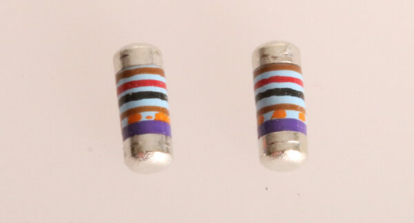 MMA02040E1201B MELF-Widerstand, Oberflächenmontage, 1.2 kohm, 200 V, 250 mW, ± 0.1%, Baureihe MMA 0204